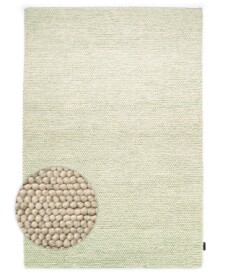Wollen vloerkleed - Fjell mintgroen - overzicht, thumbnail