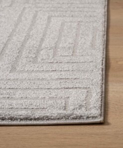 Scandinavisch vloerkleed - Contour Gem grijs - close up, thumbnail