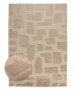 Scandinavisch vloerkleed - Contour Stone beige - overzicht, thumbnail