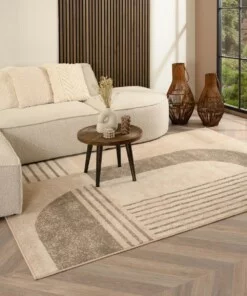 Abstract vloerkleed - Ease Echo beige