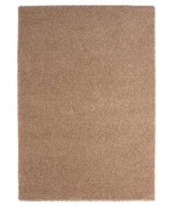 Hoogpolig vloerkleed shaggy Trend effen - beige - overzicht