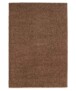 Hoogpolig vloerkleed shaggy Trend effen - mokka - overzicht, thumbnail