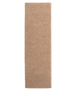 Hoogpolige loper shaggy Trend effen - beige - overzicht