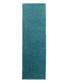 Hoogpolige loper shaggy Trend effen - turquoise - overzicht, thumbnail Hoogpolige loper shaggy Trend effen - turquoise - overzicht, thumbnail