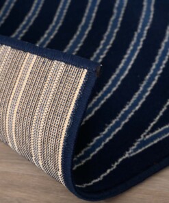 Japandi vloerkleed - Ease Akira donkerblauw Japandi vloerkleed - Ease Akira donkerblauw