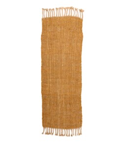 Jute loper Chunky - Boho & me - goud/naturel - overzicht
