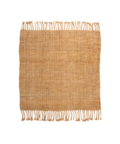 Jute vloerkleed vierkant - Chunky naturel - overzicht