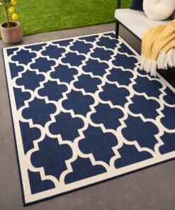 Retro buitenkleed - Flip Lucky donkerblauw