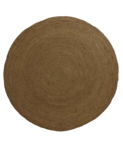 Rond jute vloerkleed - Pure - olijfgroen [special edition] - overzicht