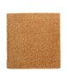 Vierkant hoogpolig vloerkleed shaggy Trend effen - goud - overzicht, thumbnail