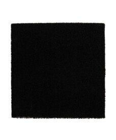 Vierkant hoogpolig vloerkleed shaggy Trend effen - zwart - overzicht, thumbnail Vierkant hoogpolig vloerkleed shaggy Trend effen - zwart - overzicht, thumbnail