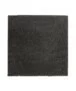 Vierkant hoogpolig vloerkleed shaggy Trend effen - grijs - overzicht, thumbnail