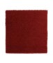Vierkant hoogpolig vloerkleed shaggy Trend effen - rood - overzicht, thumbnail