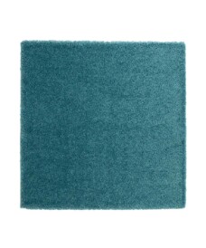 Vierkant hoogpolig vloerkleed shaggy Trend effen - turquoise - overzicht, thumbnail Vierkant hoogpolig vloerkleed shaggy Trend effen - turquoise - overzicht, thumbnail
