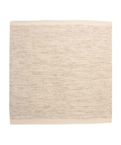 Wollen vloerkleed vierkant - Ulstein wit/grijs - overzicht
