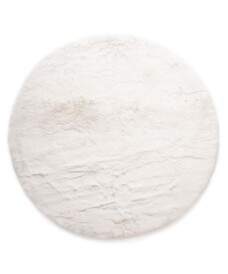 Fluffy vloerkleed rond - Comfy Deluxe wit - overzicht, thumbnail