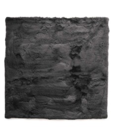 Fluffy vloerkleed vierkant - Comfy Deluxe donkergrijs - overzicht, thumbnail