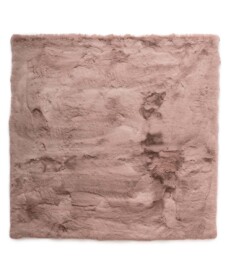 Fluffy vloerkleed vierkant - Comfy Deluxe roze - overzicht, thumbnail
