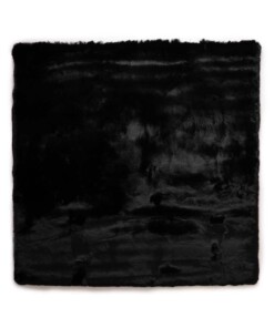 Fluffy vloerkleed vierkant - Comfy Deluxe zwart - overzicht