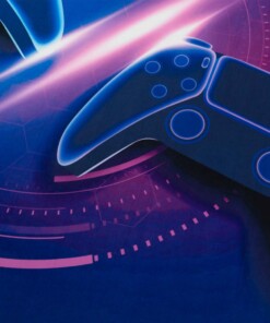 Kindervloerkleed - Gamer multi - close up, thumbnail