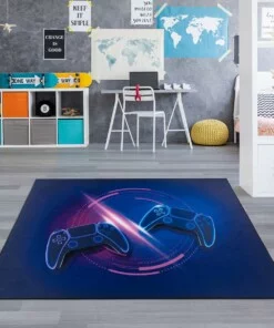 Kindervloerkleed - Gamer multi - sfeer