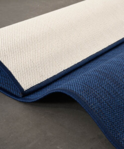 Buitenkleed effen - Flip donkerblauw - close up, thumbnail