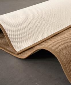 Buitenkleed effen - Flip lichtbruin - close up, thumbnail