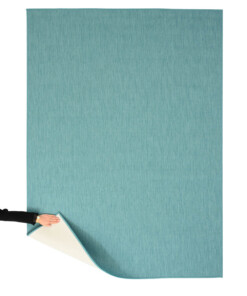 Buitenkleed effen - Flip turquoise - overzicht