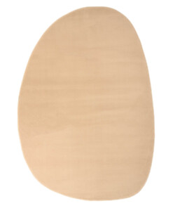 Organisch vloerkleed - Ease Pebble beige - overzicht