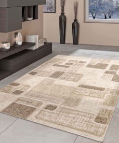 Modern vloerkleed - City Chic retro bruin - sfeer