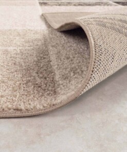 Modern vloerkleed - City Chic geblokt bruin - close up, thumbnail Modern vloerkleed - City Chic geblokt bruin - close up, thumbnail