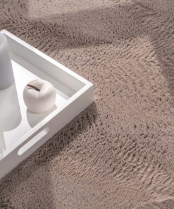 Laagpolig vloerkleed - Svea taupe - close up, thumbnail Laagpolig vloerkleed - Svea taupe - close up, thumbnail