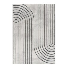 Laagpolig vloerkleed - Linnea crème/grijs - overzicht, thumbnail