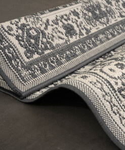 Vintage buitenkleed - Flip Agnes grijs - close up, thumbnail Vintage buitenkleed - Flip Agnes grijs - close up, thumbnail