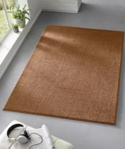 Laagpolig vloerkleed - Bliss terracotta - sfeer