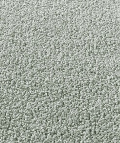 Rond laagpolig vloerkleed - Bliss mintgroen - close up, thumbnail