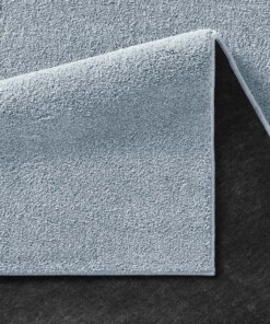 Laagpolig vloerkleed - Bliss lichtblauw - close up, thumbnail