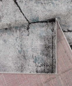 Abstract vloerkleed - Arlo blauw - close up, thumbnail Abstract vloerkleed - Arlo blauw - close up, thumbnail