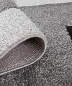 Modern vloerkleed - Cleo grijs - close up, thumbnail