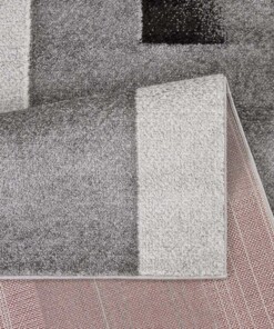 Modern vloerkleed - Cleo grijs - close up, thumbnail