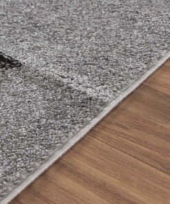 Modern vloerkleed - Cleo grijs - close up, thumbnail