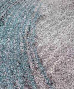 Modern vloerkleed - Axis blauw - close up, thumbnail