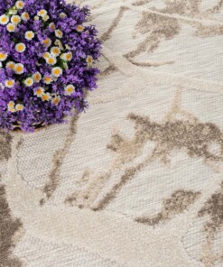 Buitenkleed - Marble grijs - close up, thumbnail