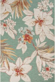 Buitenkleed bloemen - Lilly groen - overzicht, thumbnail Buitenkleed bloemen - Lilly groen - overzicht, thumbnail