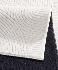 Zacht vloerkleed - Fuzz Waves crème - close up, thumbnail Zacht vloerkleed - Fuzz Waves crème - close up, thumbnail