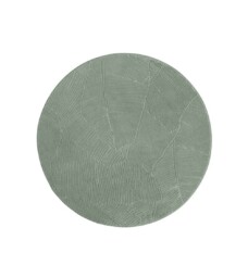 Rond zacht vloerkleed - Fuzz Leaf groen - overzicht, thumbnail Rond zacht vloerkleed - Fuzz Leaf groen - overzicht, thumbnail