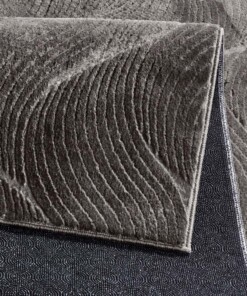 Zacht vloerkleed - Fuzz Whirl antraciet - close up, thumbnail Zacht vloerkleed - Fuzz Whirl antraciet - close up, thumbnail