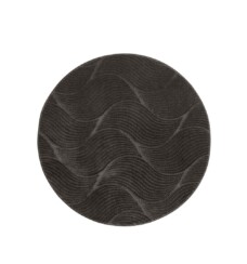 Rond zacht vloerkleed - Fuzz Whirl antraciet - overzicht, thumbnail Rond zacht vloerkleed - Fuzz Whirl antraciet - overzicht, thumbnail