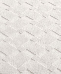 Zacht vloerkleed - Fuzz Karo crème - close up, thumbnail Zacht vloerkleed - Fuzz Karo crème - close up, thumbnail