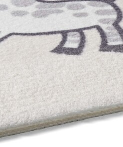 Zacht vloerkleed kinderkamer - Jungle crème/multi - close up, thumbnail Zacht vloerkleed kinderkamer - Jungle crème/multi - close up, thumbnail